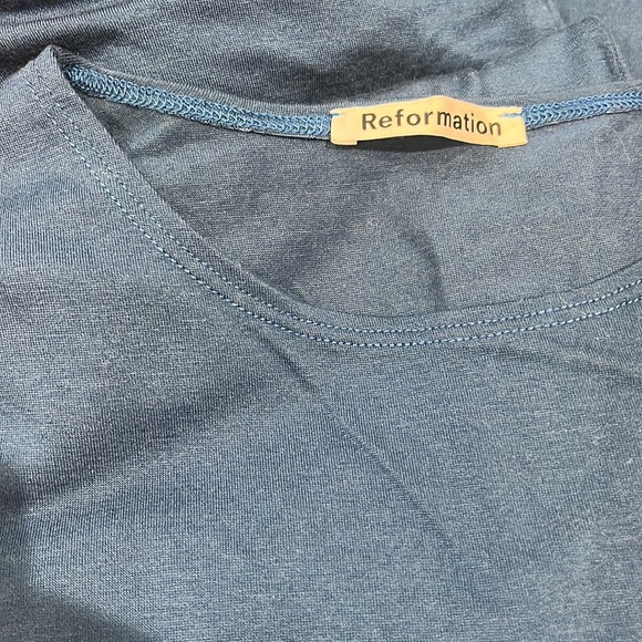 REFORMATION The Rylan Knit Two Piece Set Crop Tank Top Maxi Slit Skirt Sexy - Picture 14 of 15